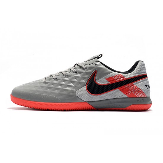 Nike Tiempo Lunar Legend VIII Pro IC Grey Red Black 39-45