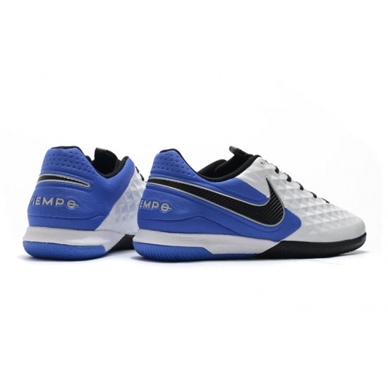 Nike Tiempo Lunar Legend VIII Pro IC White Blue Black 39-45