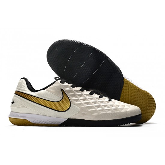 Nike Tiempo Lunar Legend VIII Pro IC White Gold 39-45