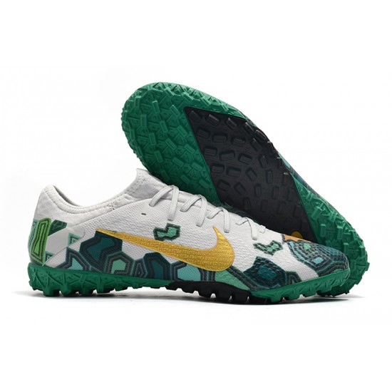 Nike Vapor 13 Pro TF White Green Gold 39-45