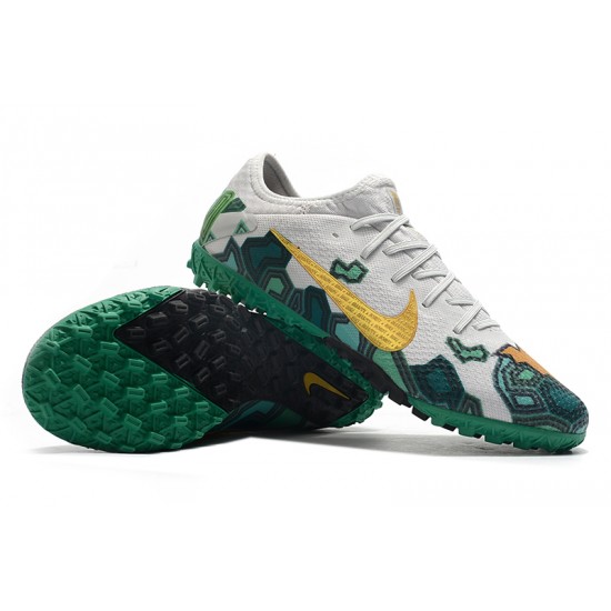 Nike Vapor 13 Pro TF White Green Gold 39-45