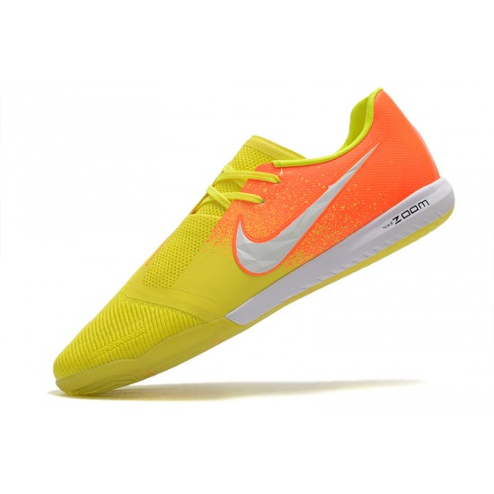 Nike Zoom Phantom VNM Pro IC Yellow Orange Silver 39-45