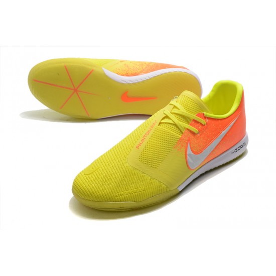 Nike Zoom Phantom VNM Pro IC Yellow Orange Silver 39-45