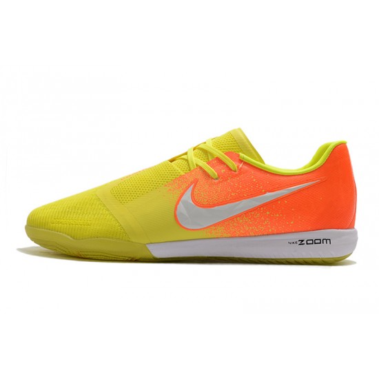 Nike Zoom Phantom VNM Pro IC Yellow Orange Silver 39-45