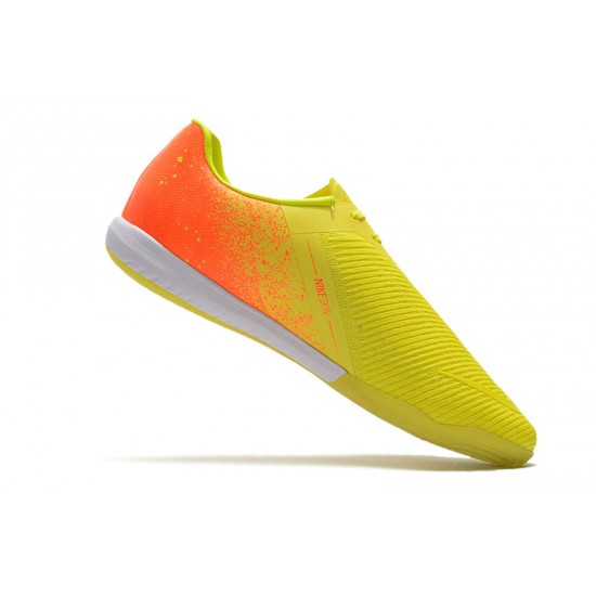 Nike Zoom Phantom VNM Pro IC Yellow Orange Silver 39-45