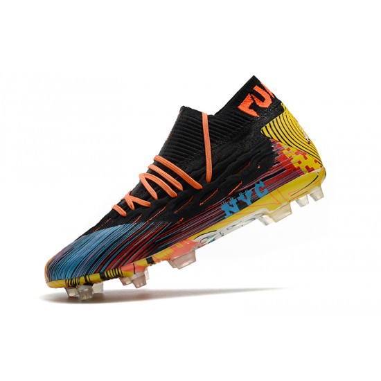 Puma Future 5.1 Netfit FG Black Orange Blue 39-45