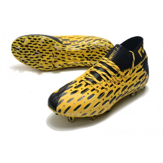 Puma Future 5.1 Netfit FG Yellow Black 39-45