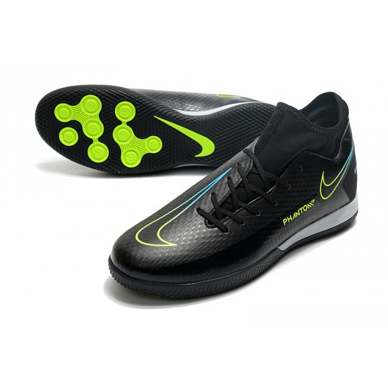 Nike Phantom GT Academy Dynamic Fit IC Soccer Cleats Black And Green